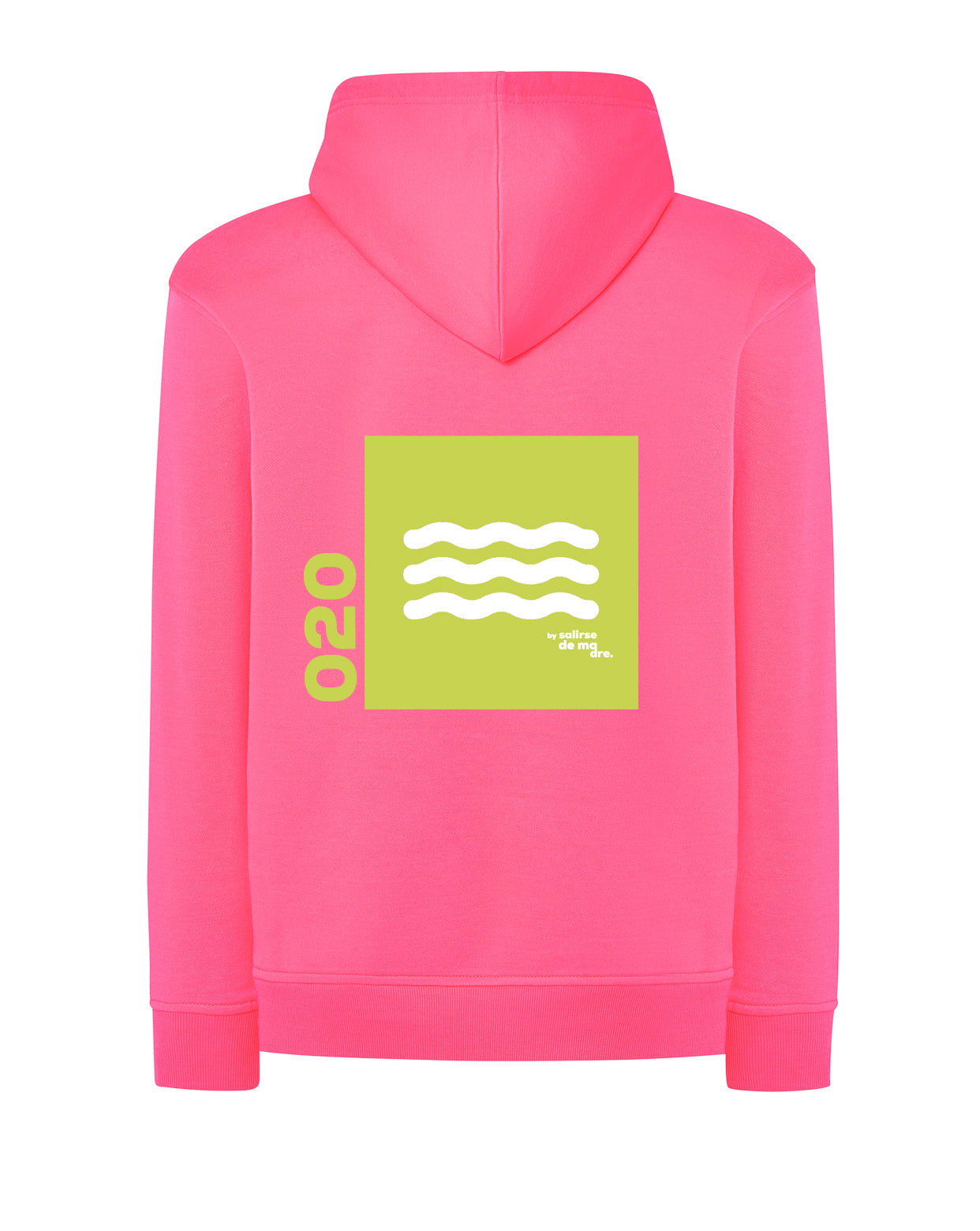 HOODIE BIG "00" FLUOR AND LIMA