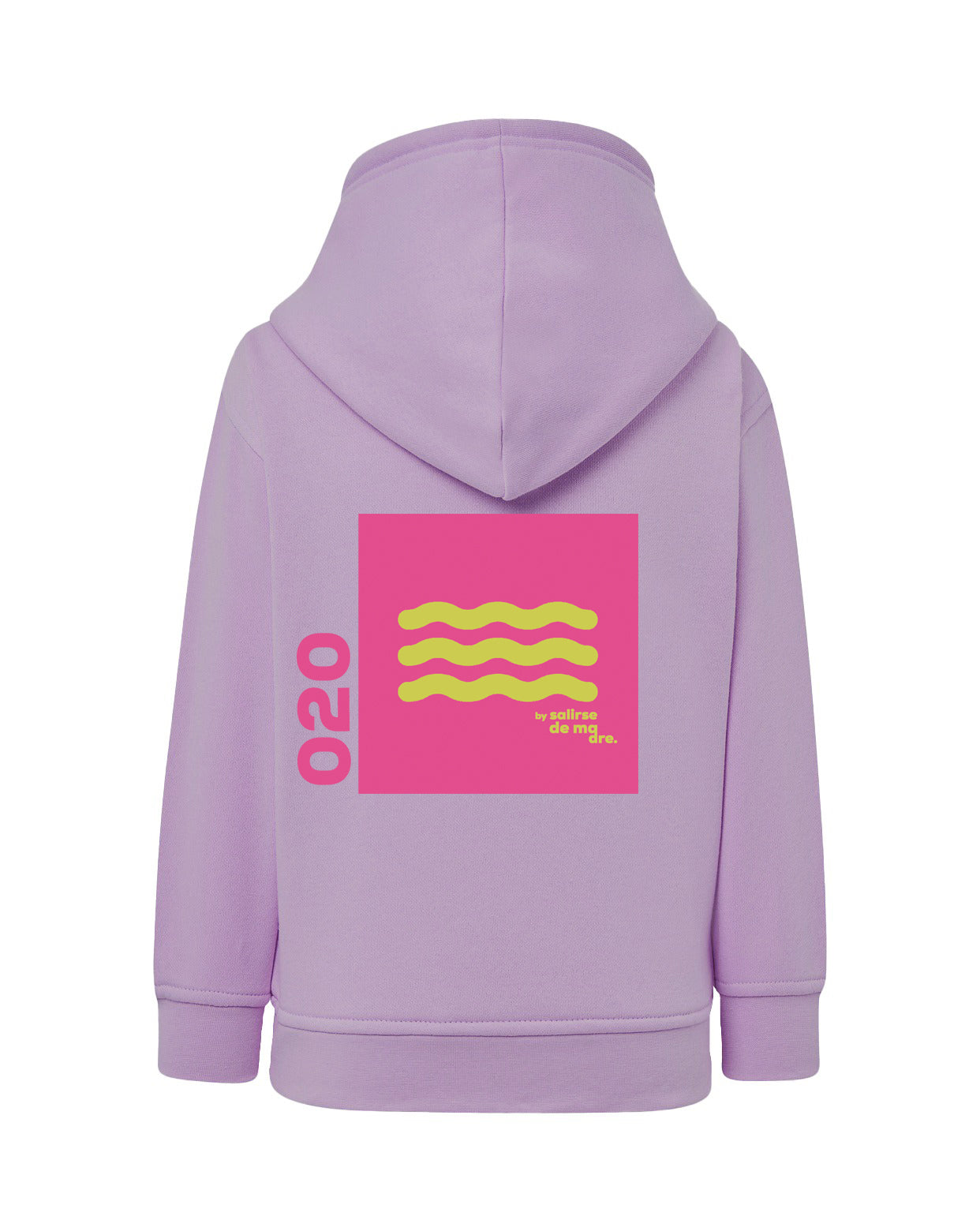 HOODIE "00" LAVANDA AND FUCSIA
