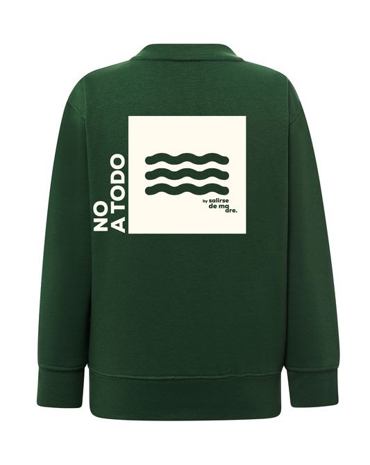 SUDADERA KIDS "NO A TODO"