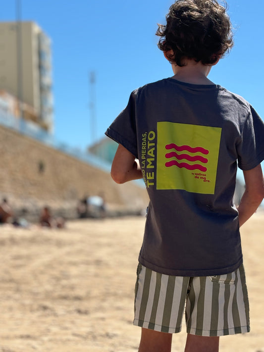 CAMISETA KIDS "COMO LA PIERDAS, TE MATO"