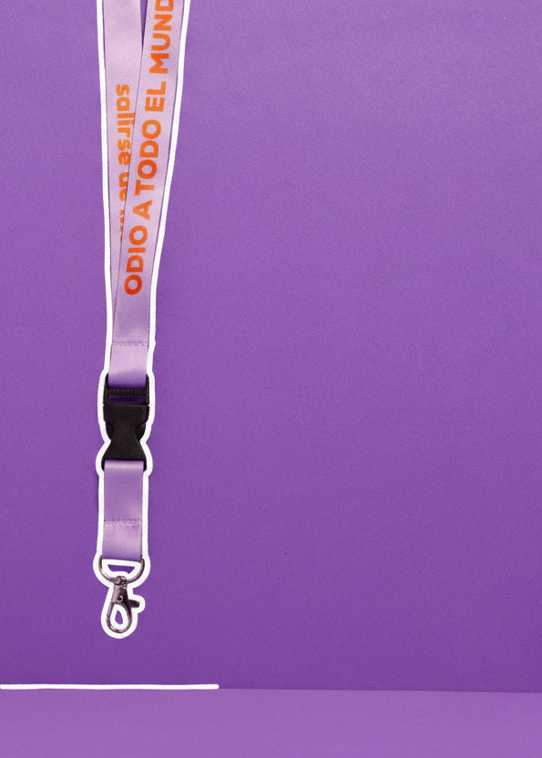 LANYARD "ODIO A TODO EL MUNDO"