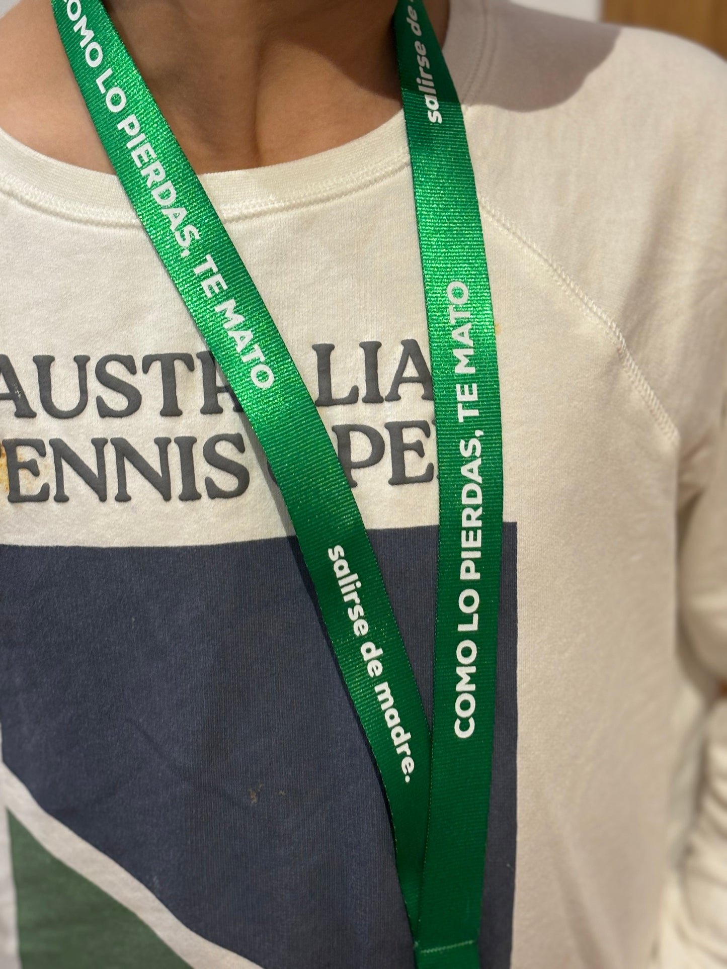 LANYARD "COMO LO PIERDAS, TE MATO"