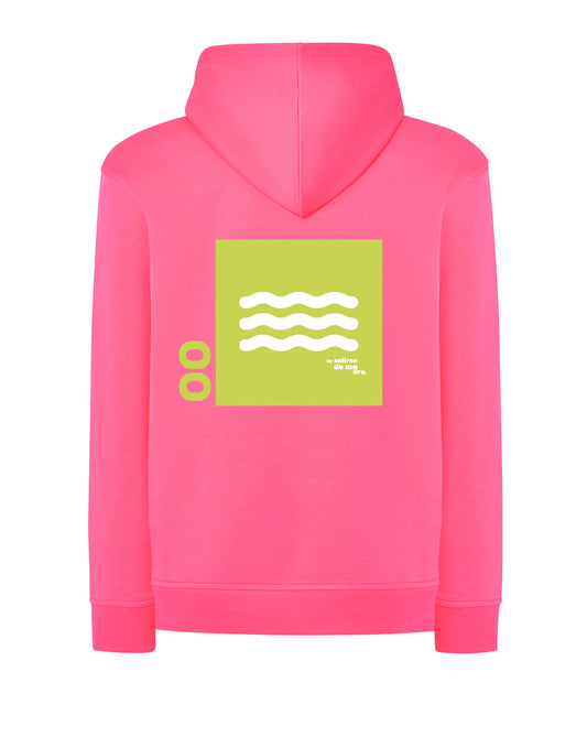 HOODIE BIG "00" FLUOR AND LIMA