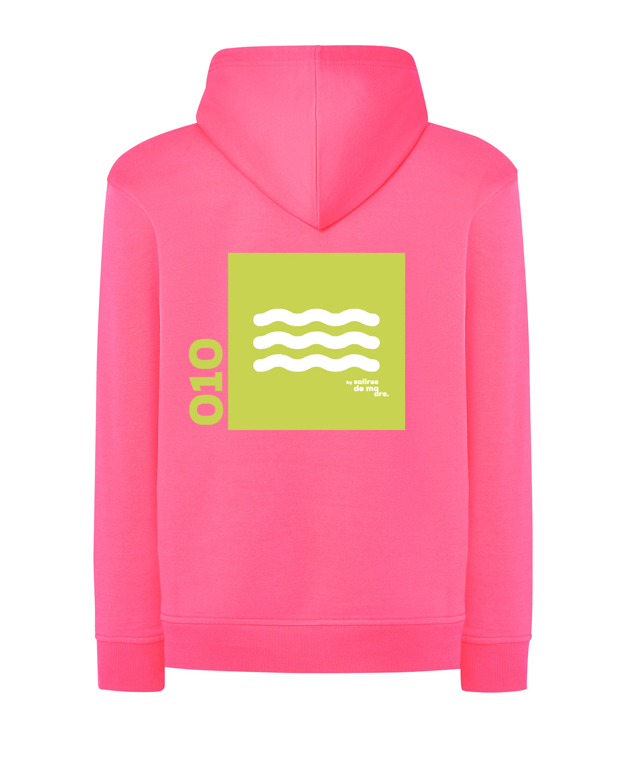 HOODIE BIG "00" FLUOR AND LIMA