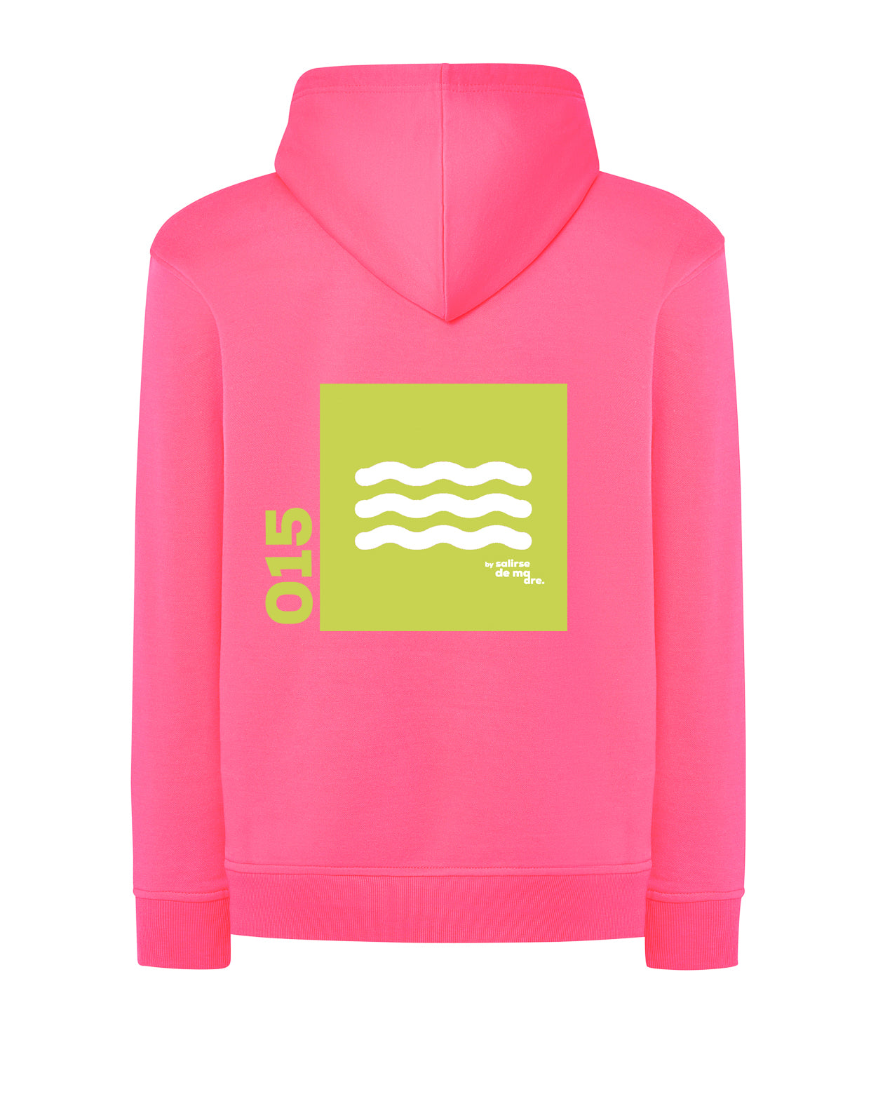 HOODIE BIG "00" FLUOR AND LIMA