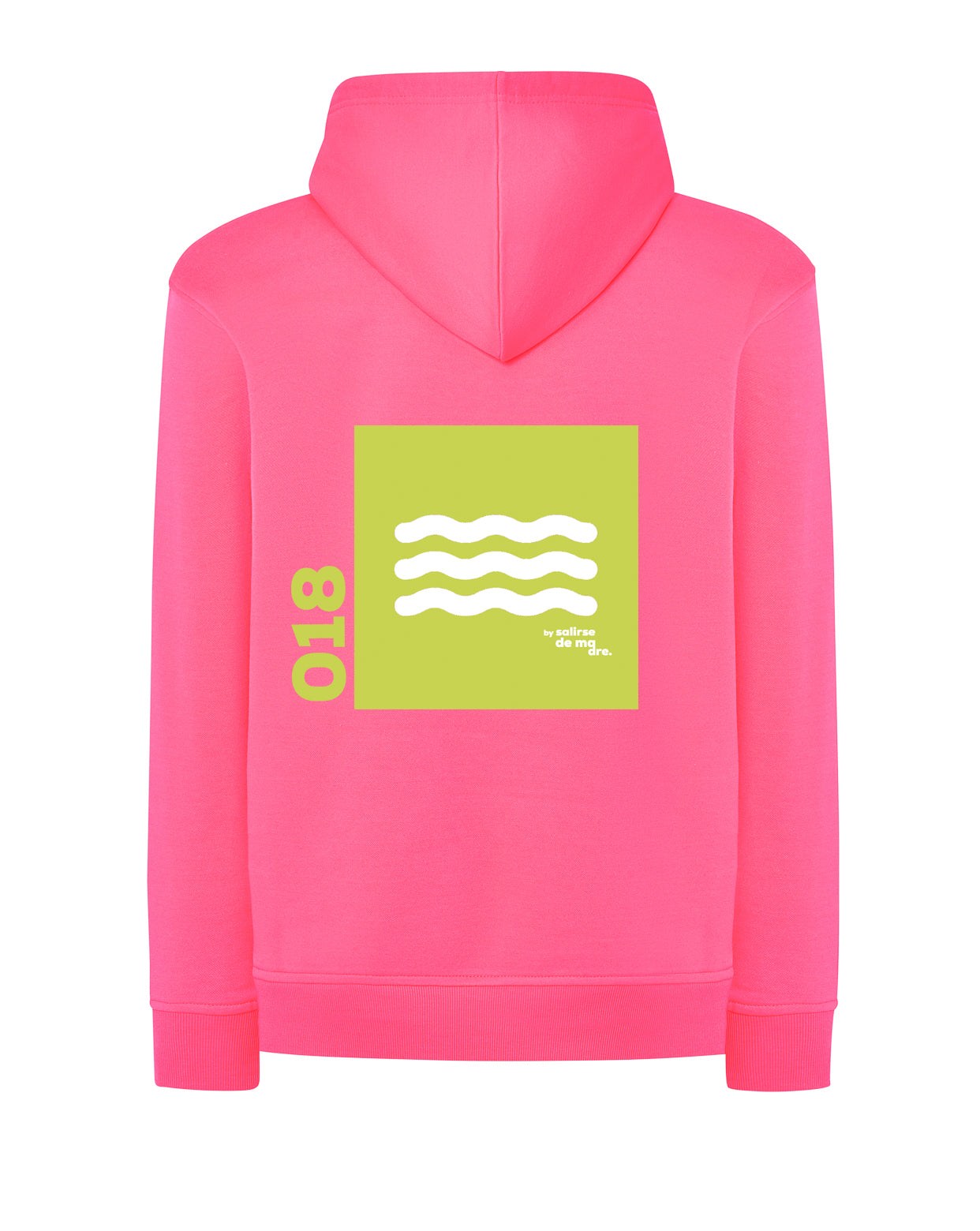 HOODIE BIG "00" FLUOR AND LIMA