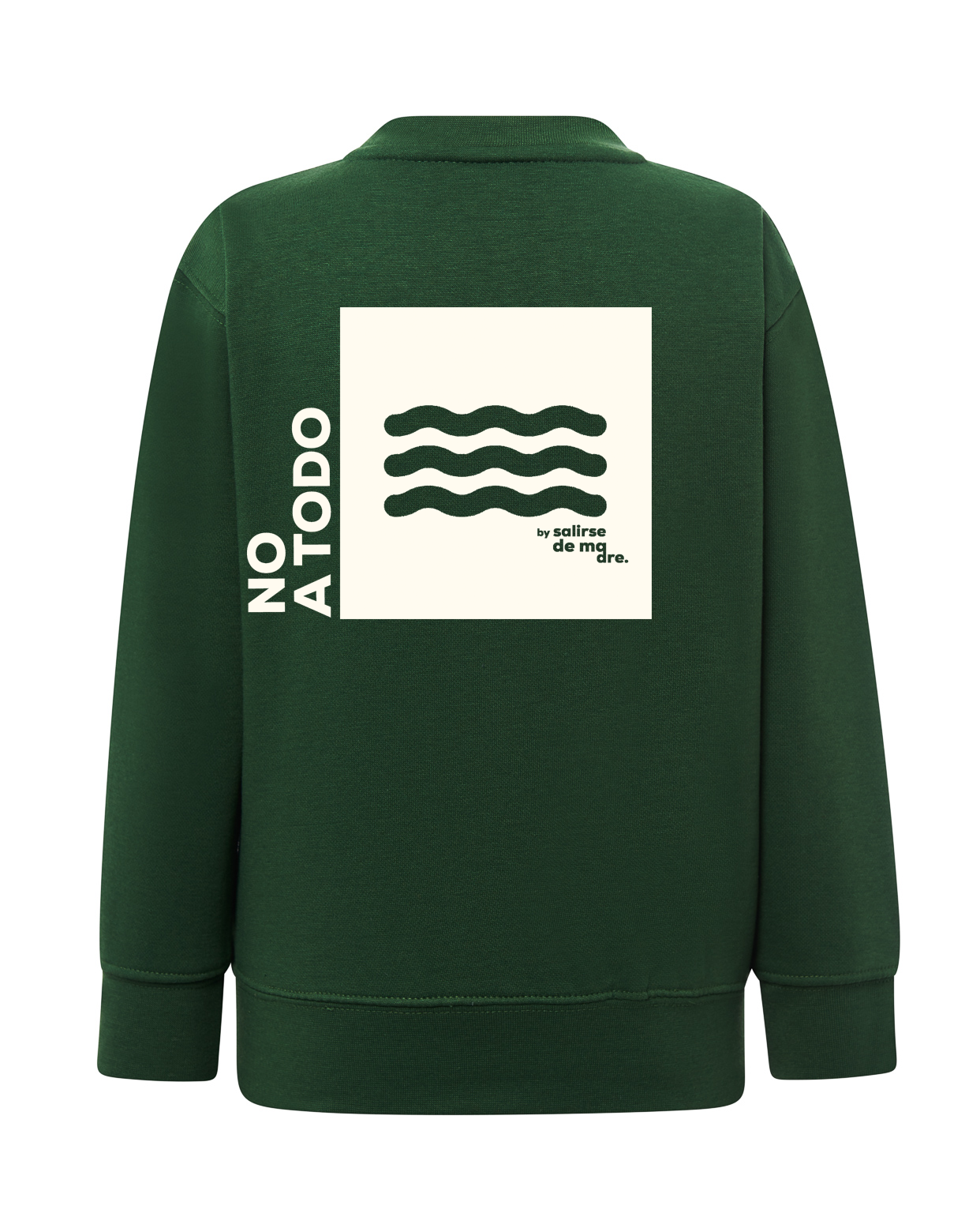 SUDADERA KIDS "NO A TODO"