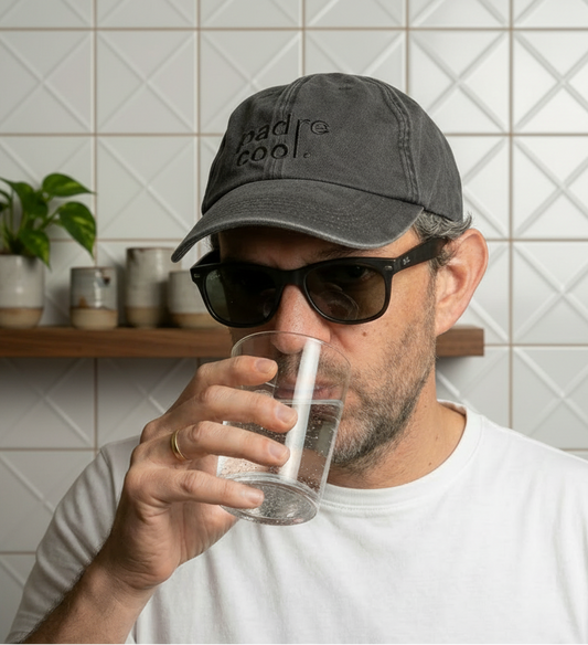 GORRA "PADRE COOL" GRIS GRAFITO