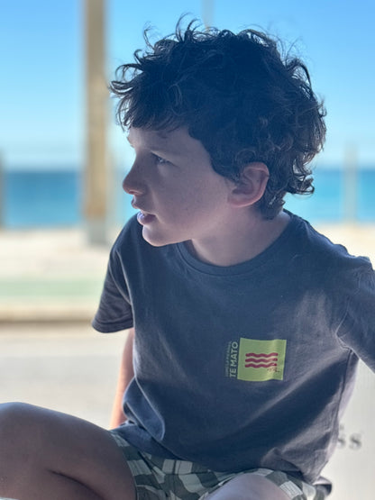 CAMISETA KIDS "COMO LA PIERDAS, TE MATO"