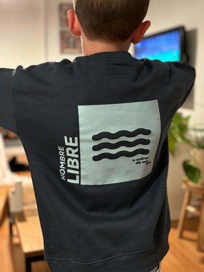 SUDADERA KIDS "HOMBRE LIBRE"