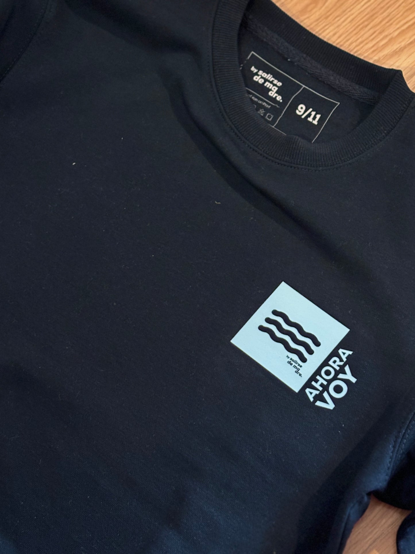 SUDADERA KIDS "AHORA VOY"