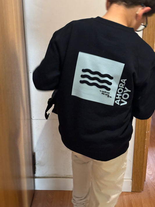 SUDADERA KIDS "AHORA VOY"