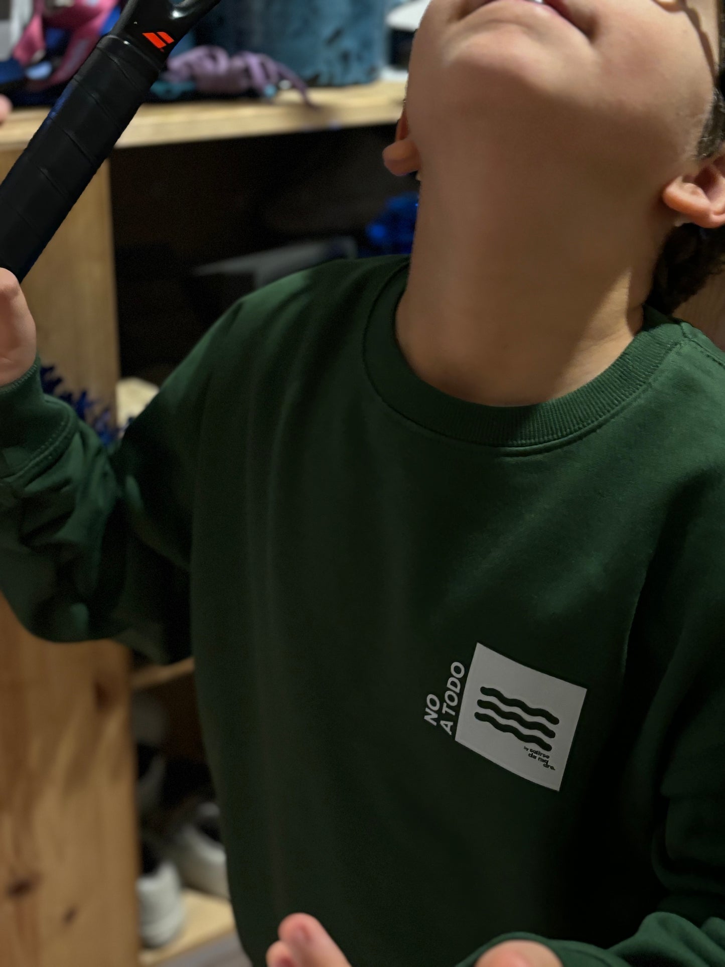 SUDADERA KIDS "NO A TODO"