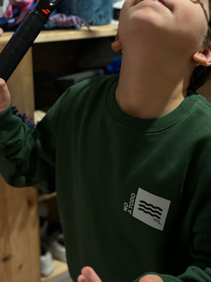 SUDADERA KIDS "NO A TODO"