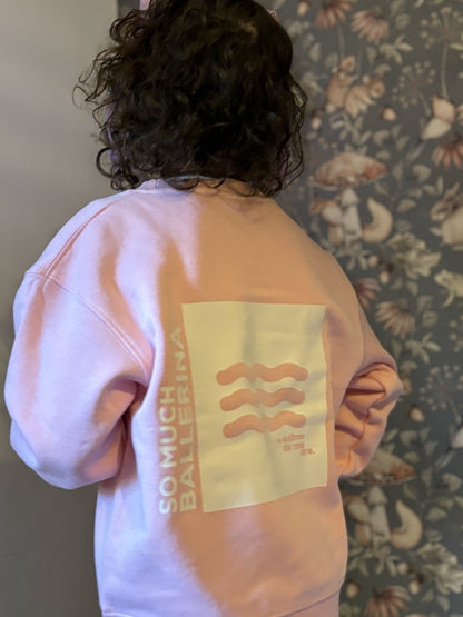 SUDADERA KIDS "SO MUCH BALLERINA"