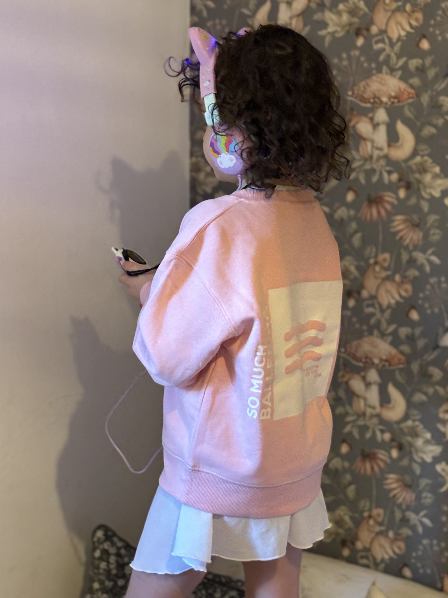 SUDADERA KIDS "SO MUCH BALLERINA"