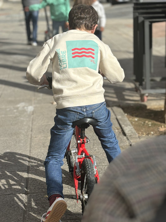 SUDADERA KIDS "HOMBRE LIBRE"