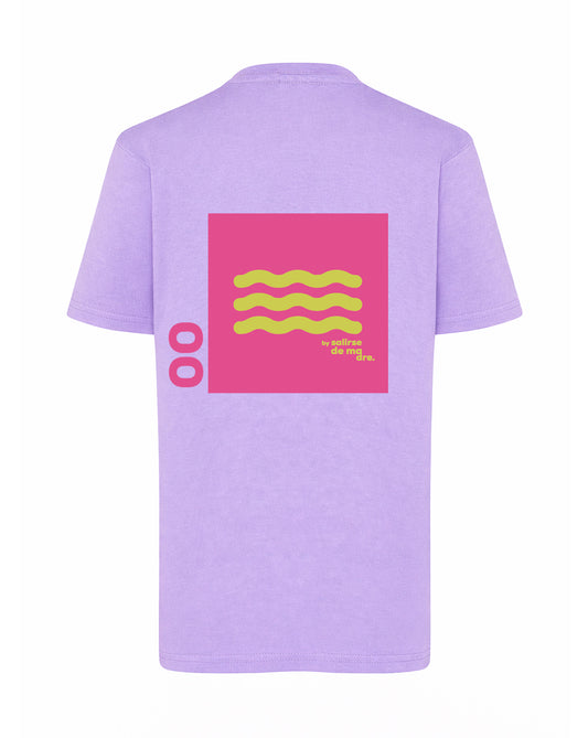 CAMISETA "00" LAVANDA AND FUCSIA
