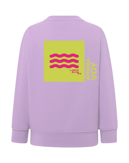 SUDADERA KIDS "AHORA VOY"