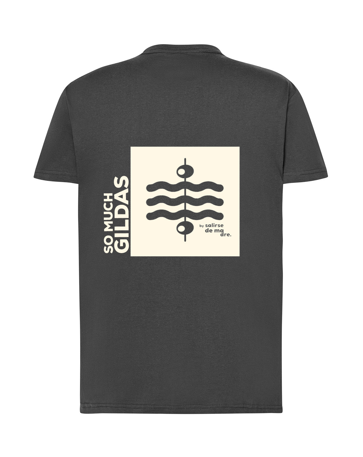 CAMISETA ADULTO "SO MUCH GILDAS" GRAFITO AND CREAM