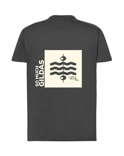 CAMISETA ADULTO "SO MUCH GILDAS" GRAFITO AND CREAM