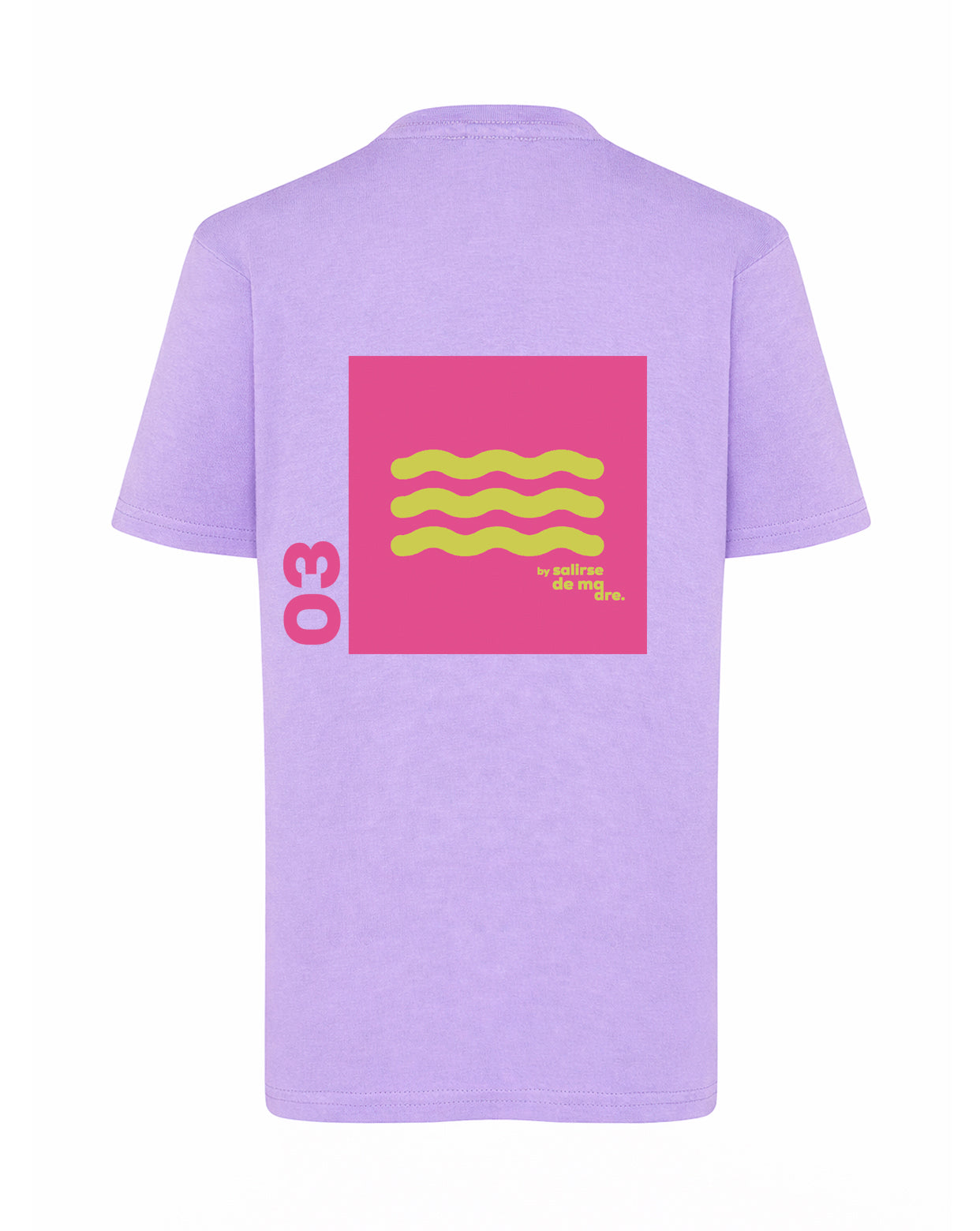 CAMISETA "00" LAVANDA AND FUCSIA