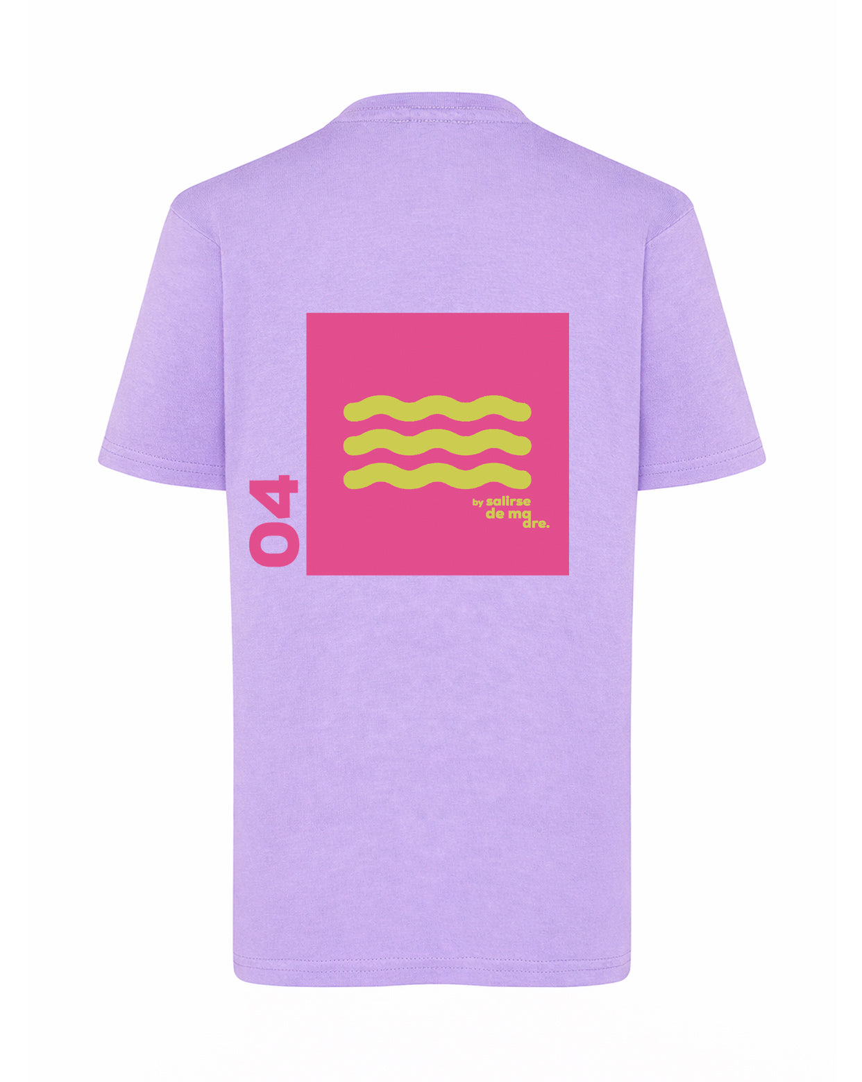 CAMISETA "00" LAVANDA AND FUCSIA