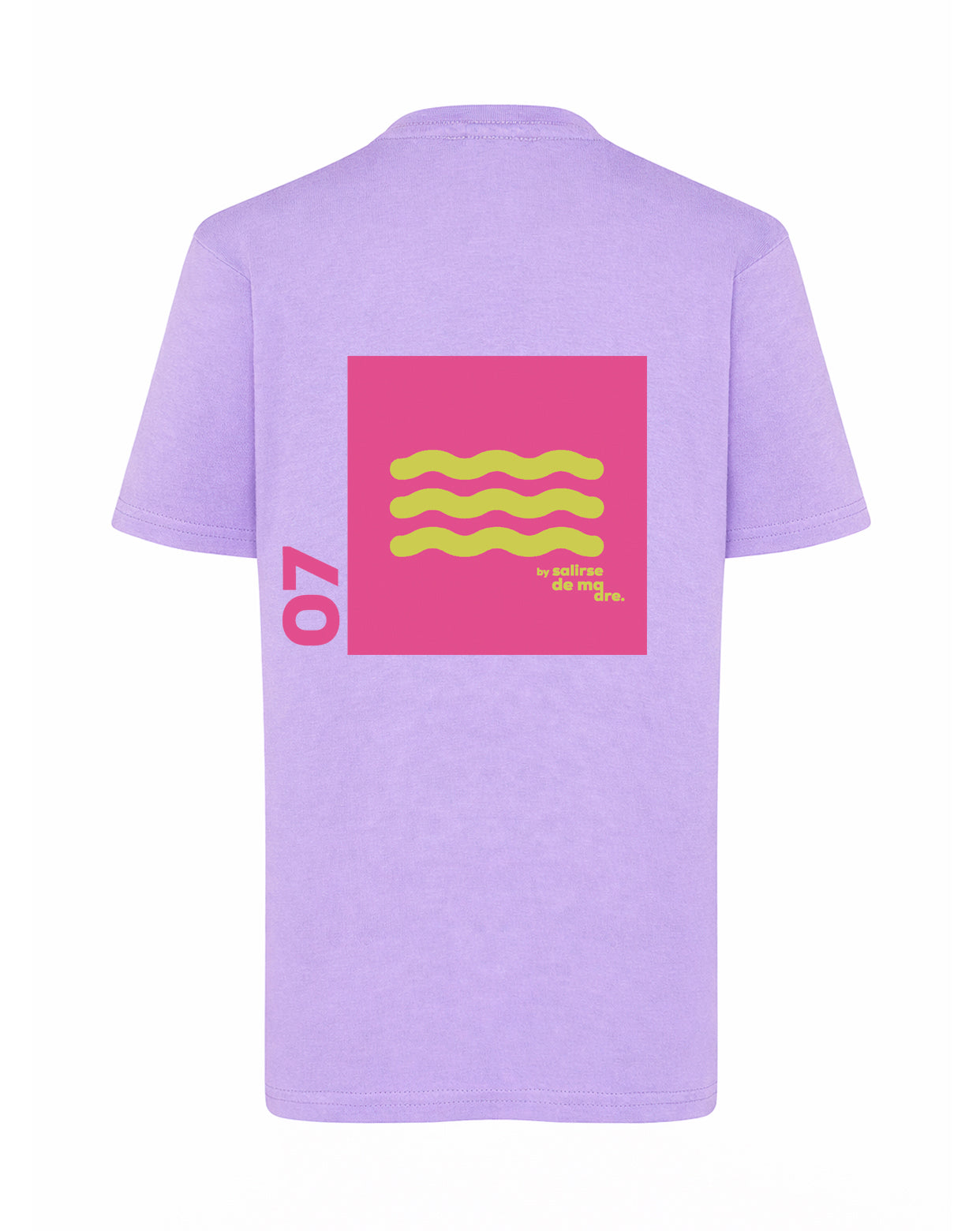 CAMISETA "00" LAVANDA AND FUCSIA