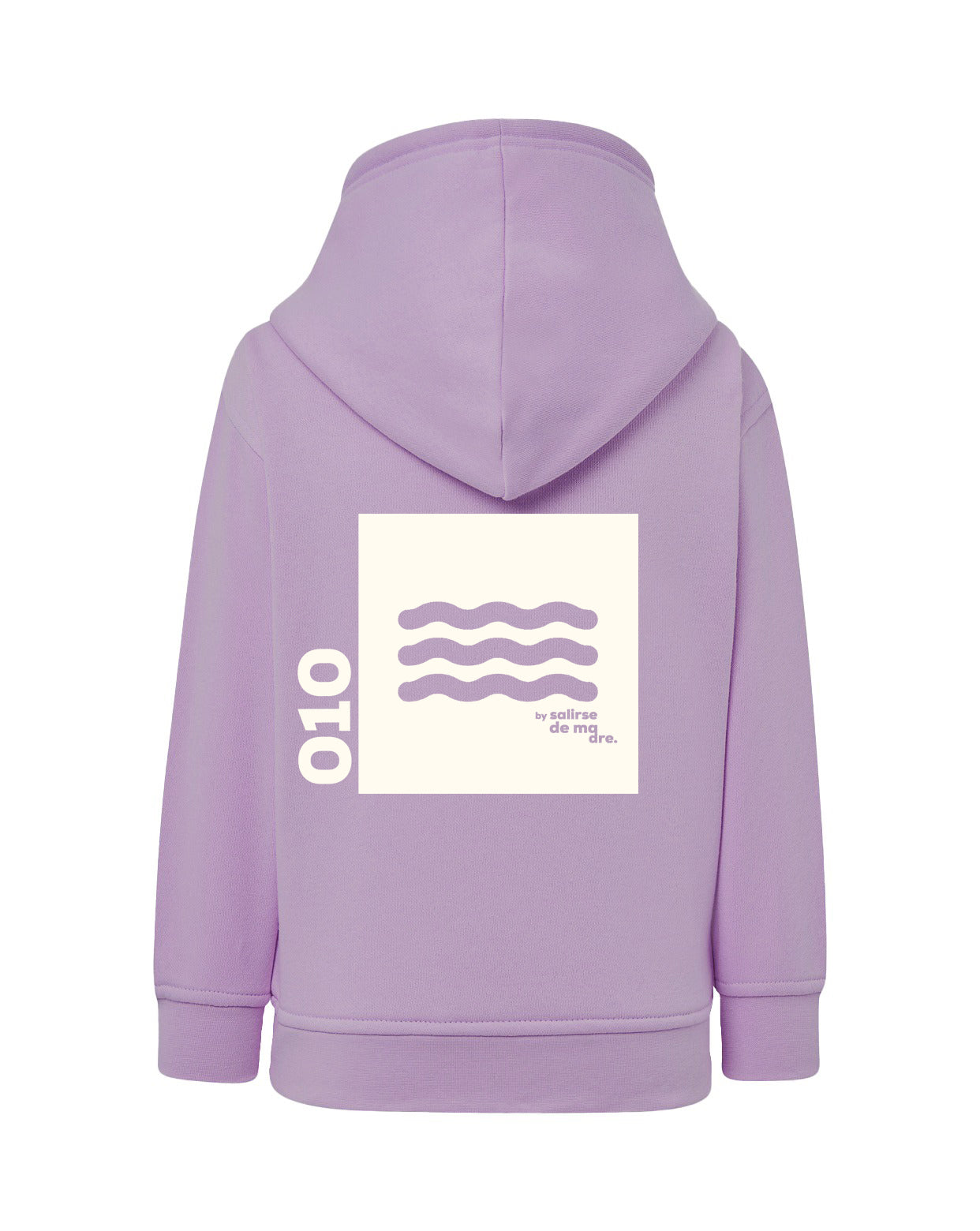 HOODIE "00" LAVANDA AND CREAM
