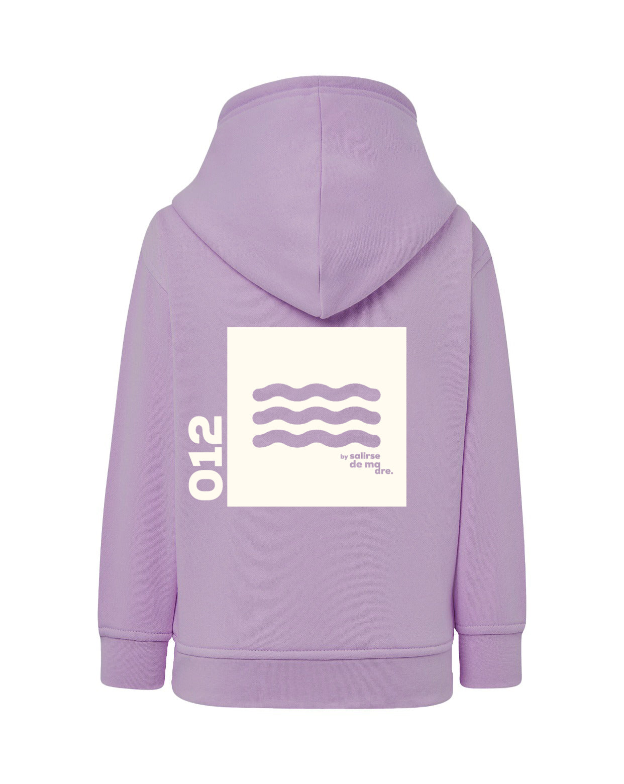 HOODIE "00" LAVANDA AND CREAM