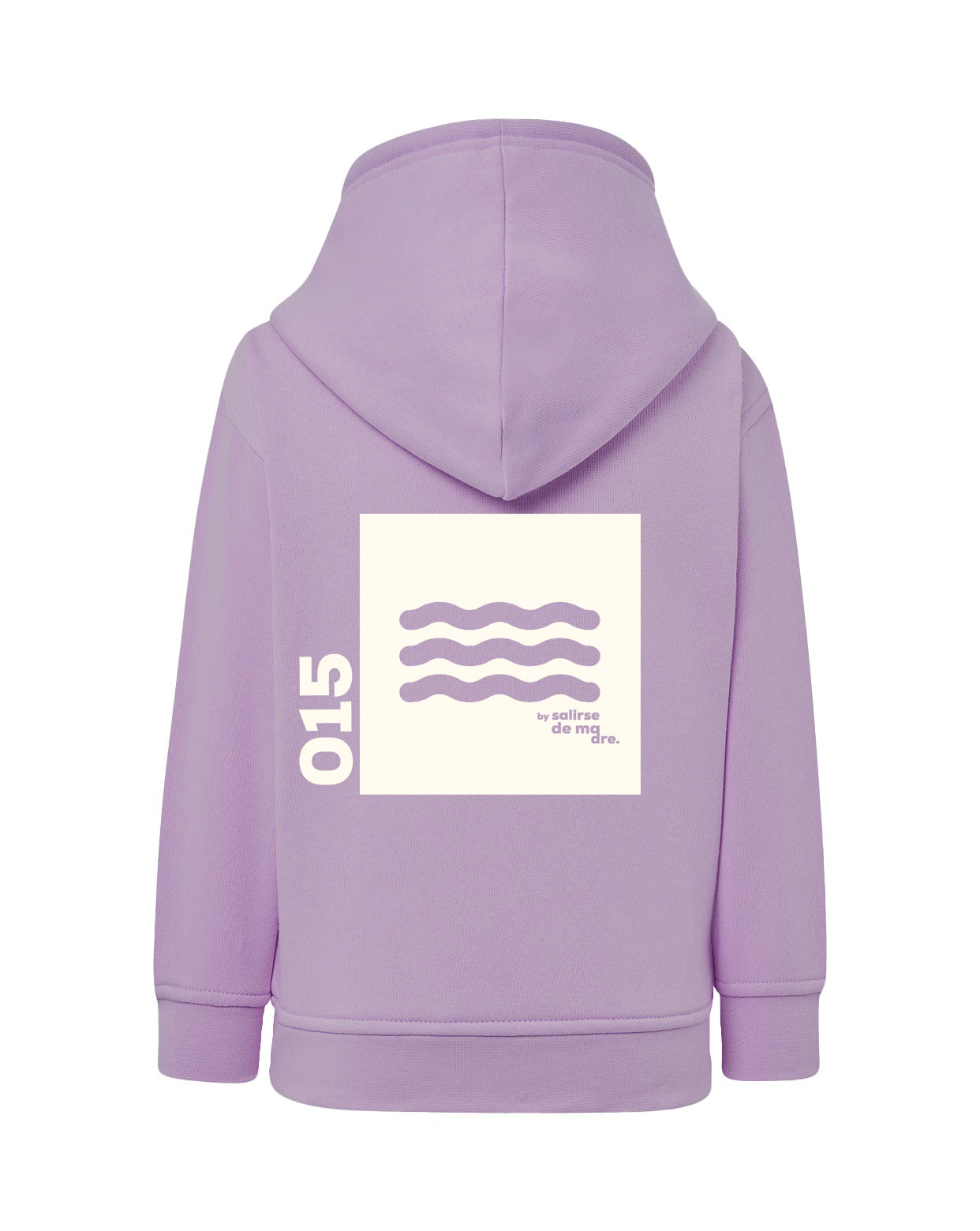 HOODIE "00" LAVANDA AND CREAM