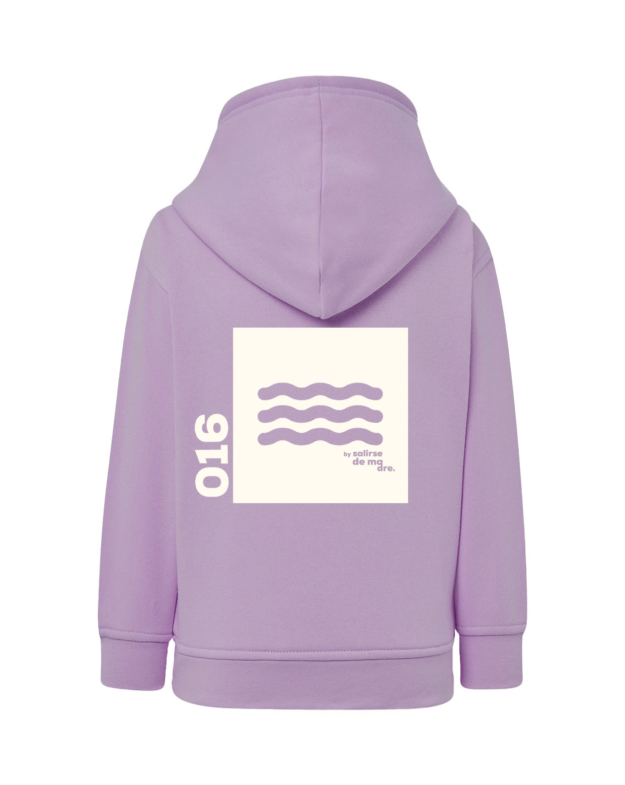 HOODIE "00" LAVANDA AND CREAM