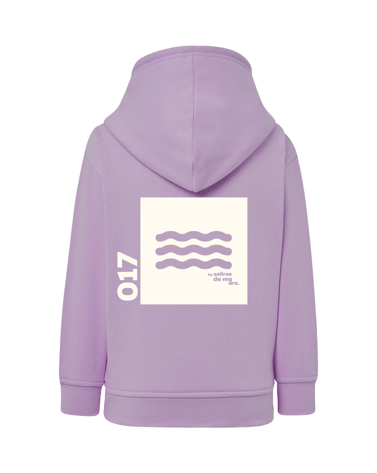 HOODIE "00" LAVANDA AND CREAM
