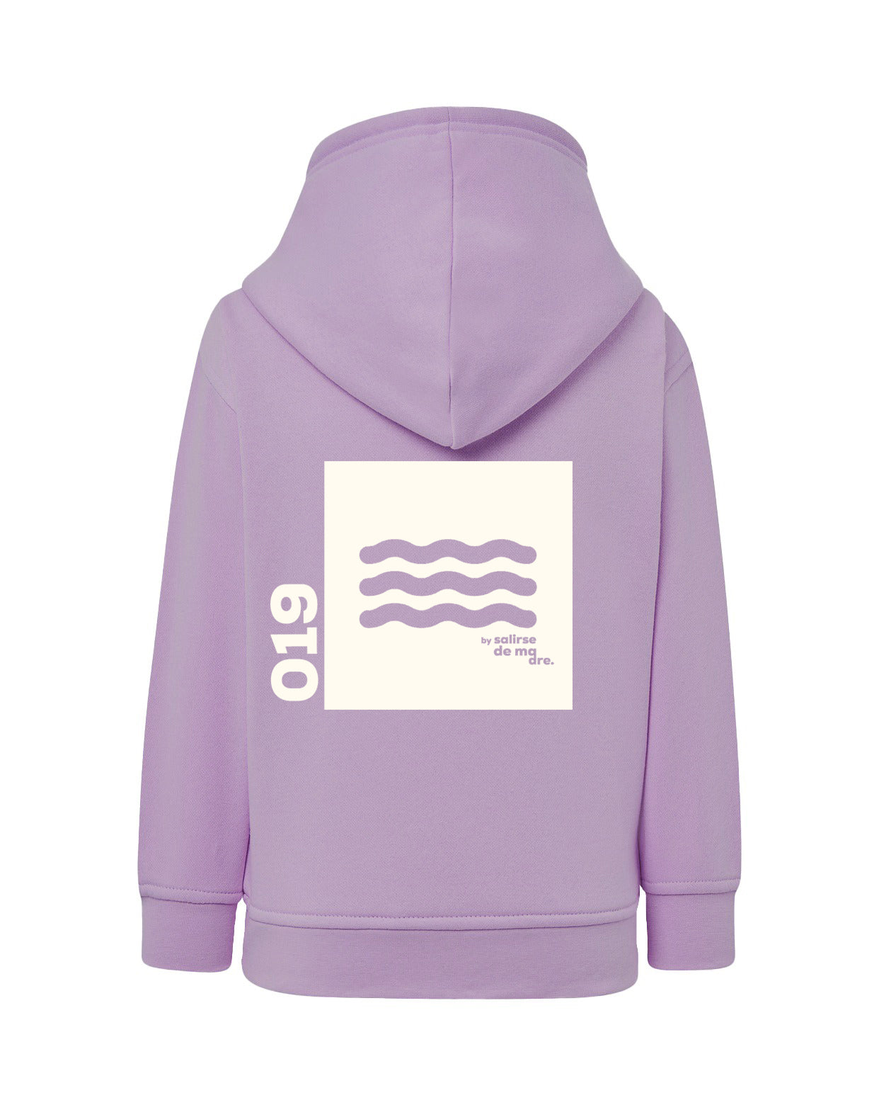 HOODIE "00" LAVANDA AND CREAM