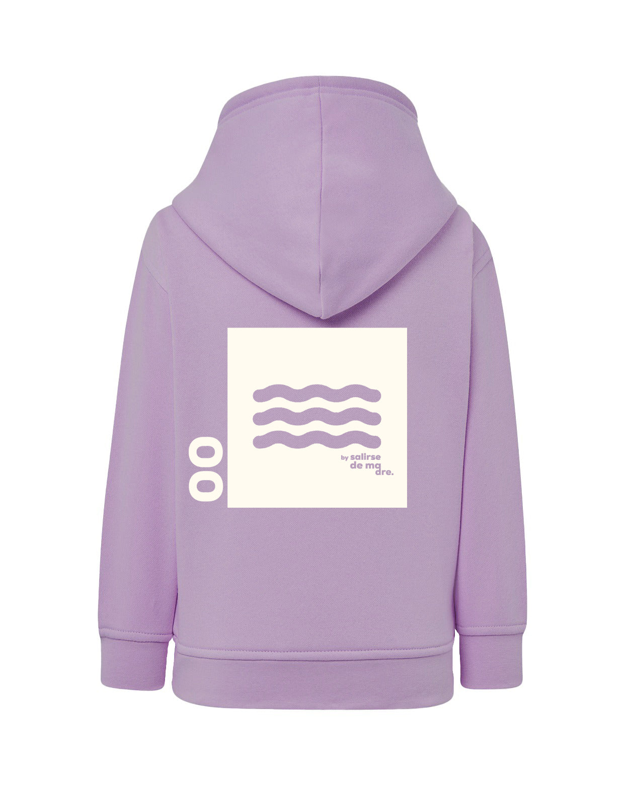 HOODIE "00" LAVANDA AND CREAM