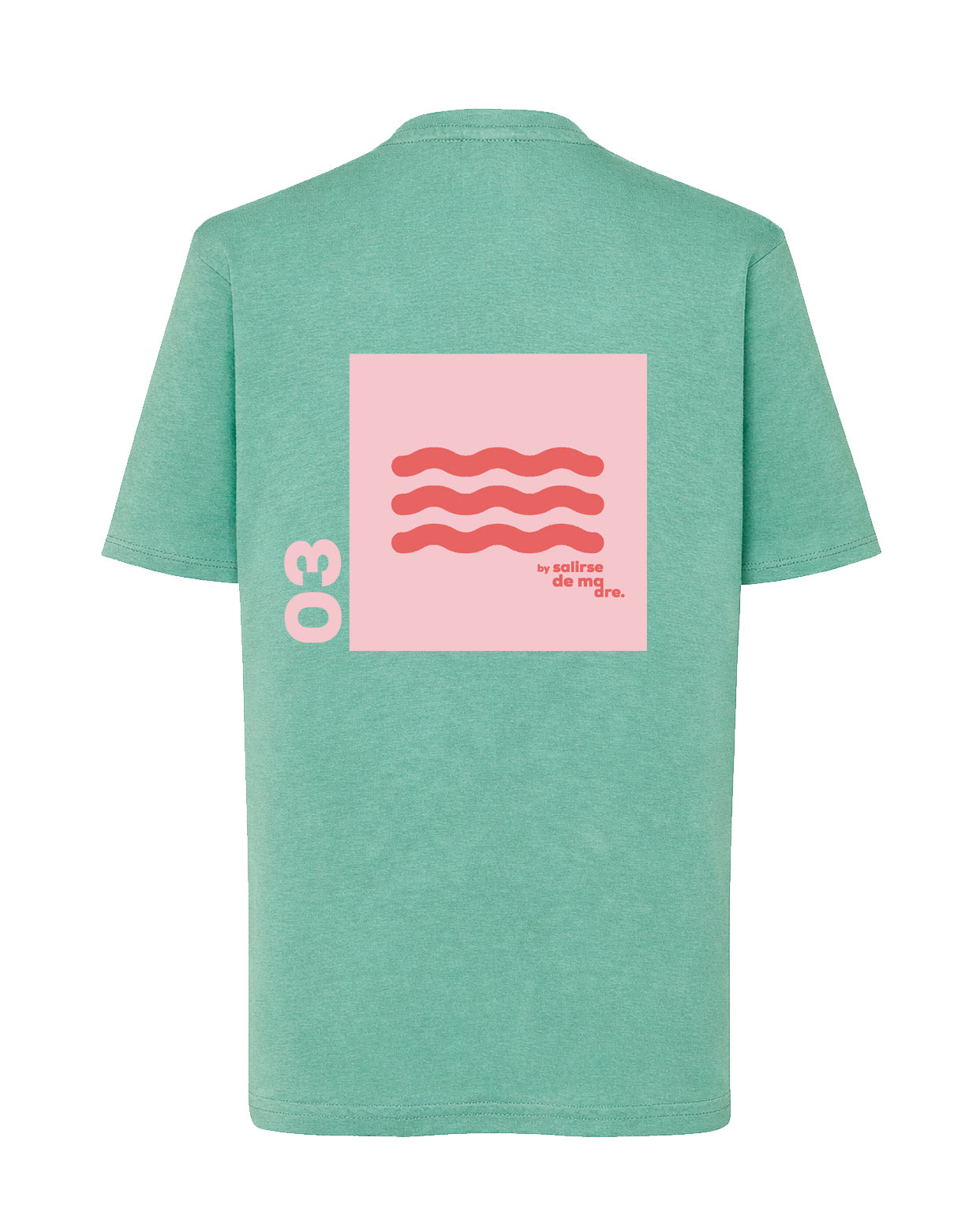 CAMISETA "00" MINT AND SOFT PINK