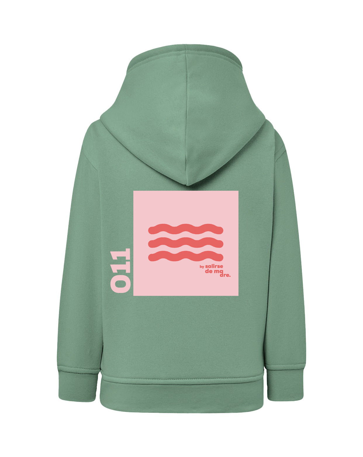 HOODIE "00" MINT AND SOFT PINK