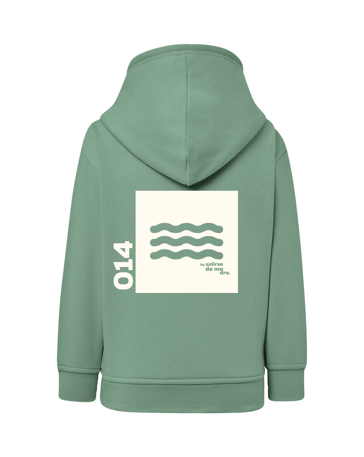 HOODIE "00" VERDE MINT AND CREAM