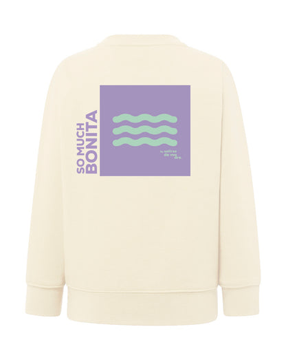 SUDADERA KIDS "SO MUCH BONITA"