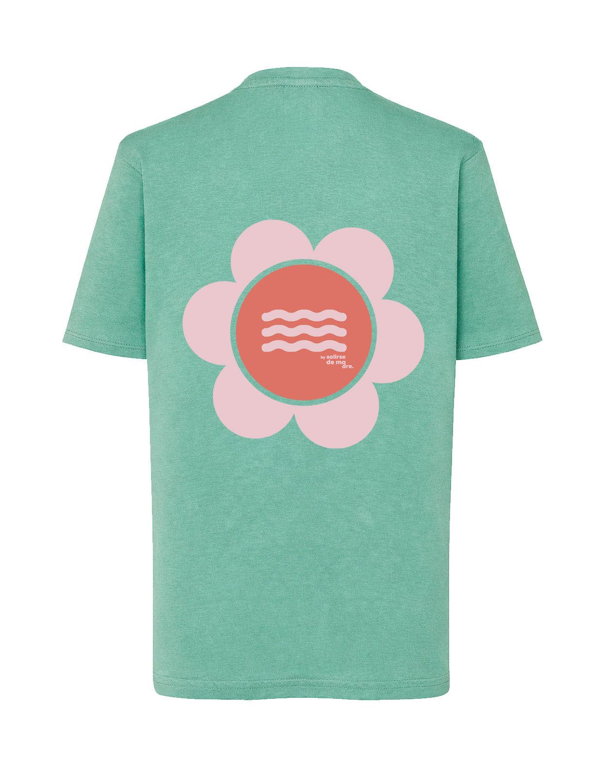 CAMISETA MINT "SO MUCH FLOWERS" ROSA Y CORAL