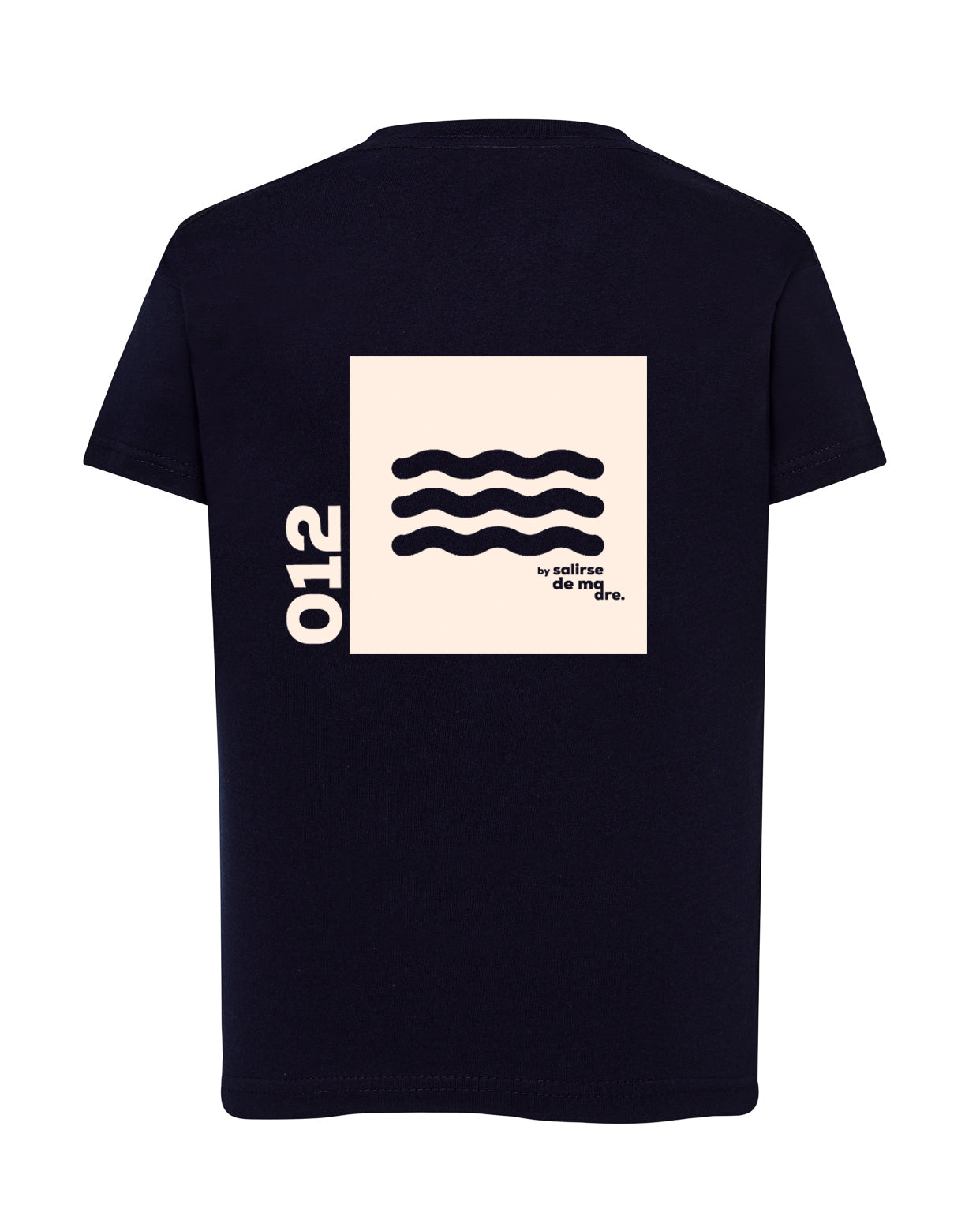 CAMISETA "00" AZUL NAVY AND CREAM