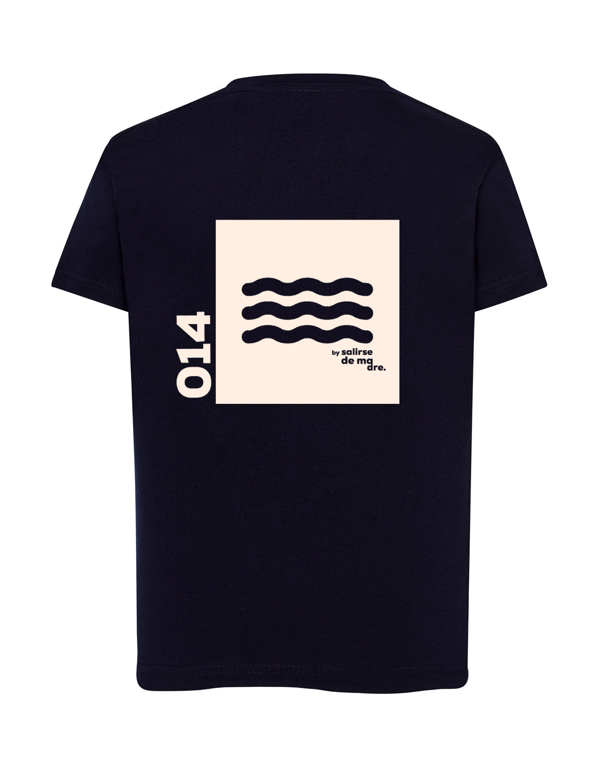 CAMISETA "00" AZUL NAVY AND CREAM