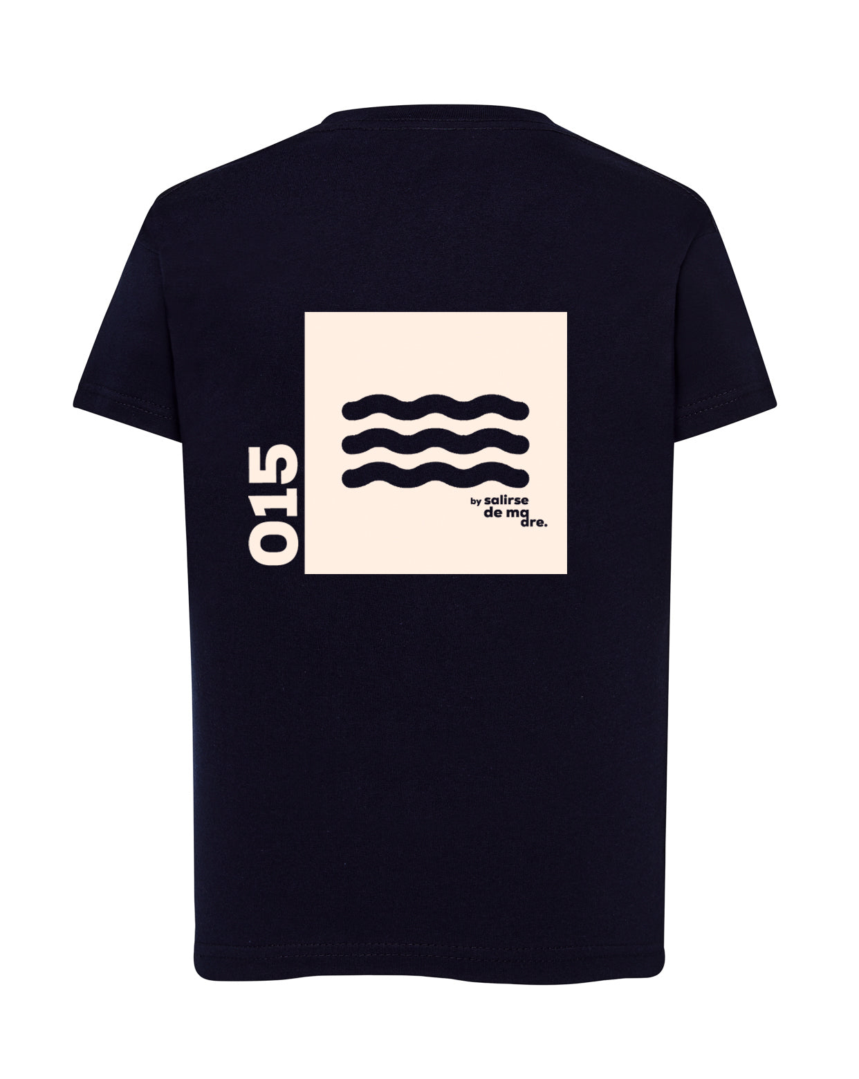 CAMISETA "00" AZUL NAVY AND CREAM