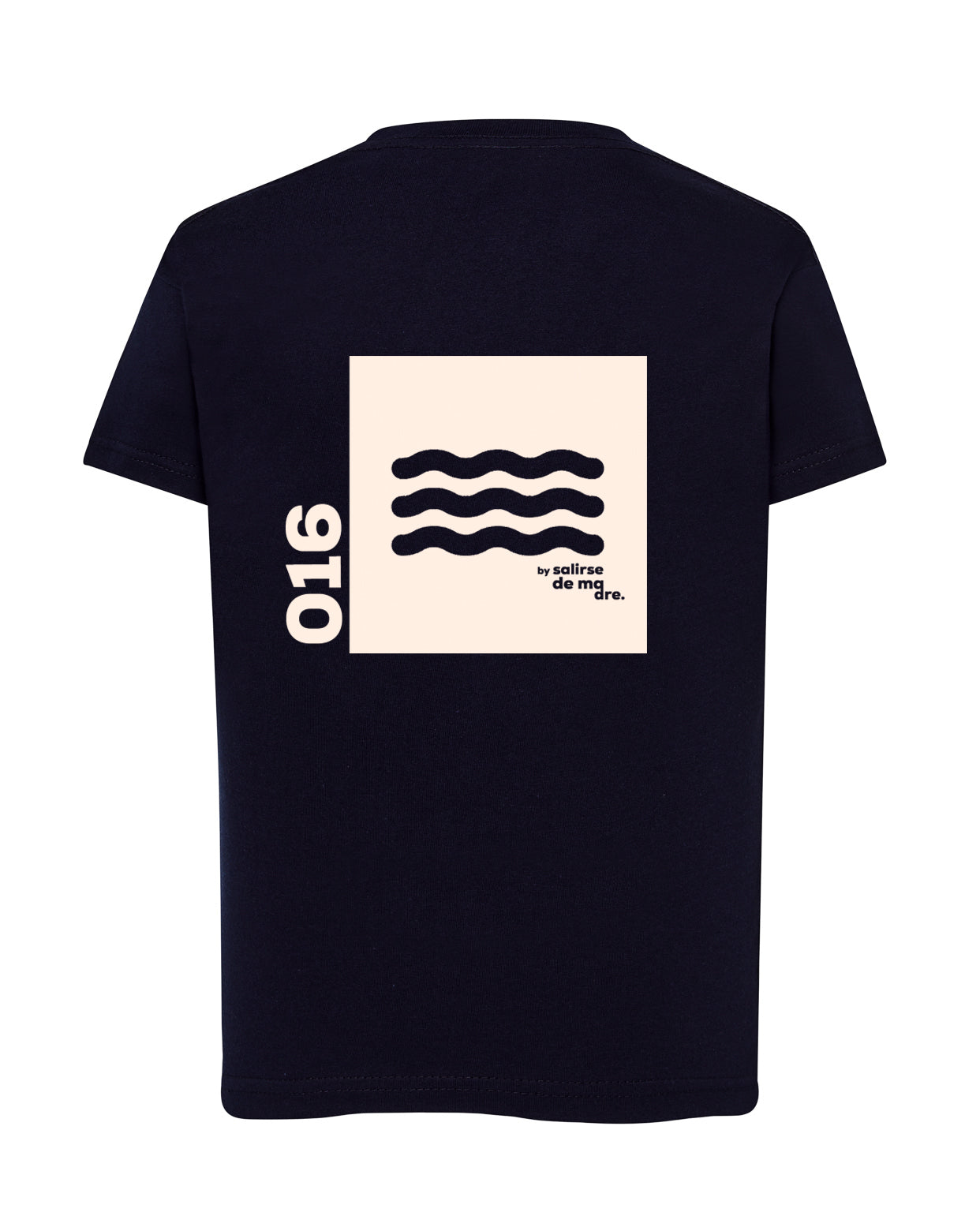 CAMISETA "00" AZUL NAVY AND CREAM