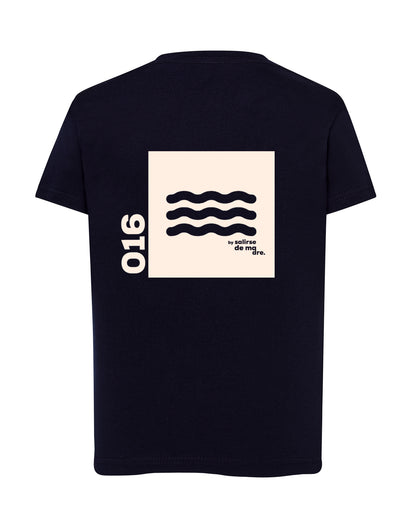 CAMISETA "00" AZUL NAVY AND CREAM