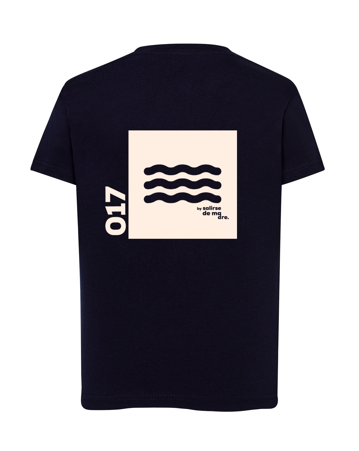 CAMISETA "00" AZUL NAVY AND CREAM