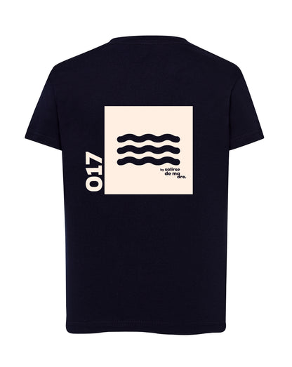 CAMISETA "00" AZUL NAVY AND CREAM