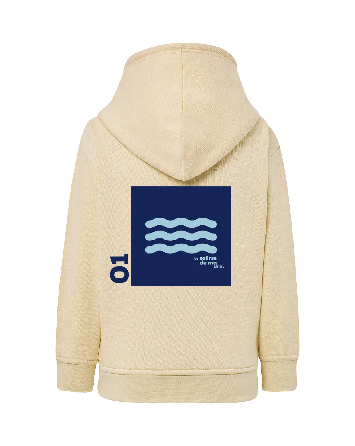 HOODIE "00" BUTTER AND BLUE