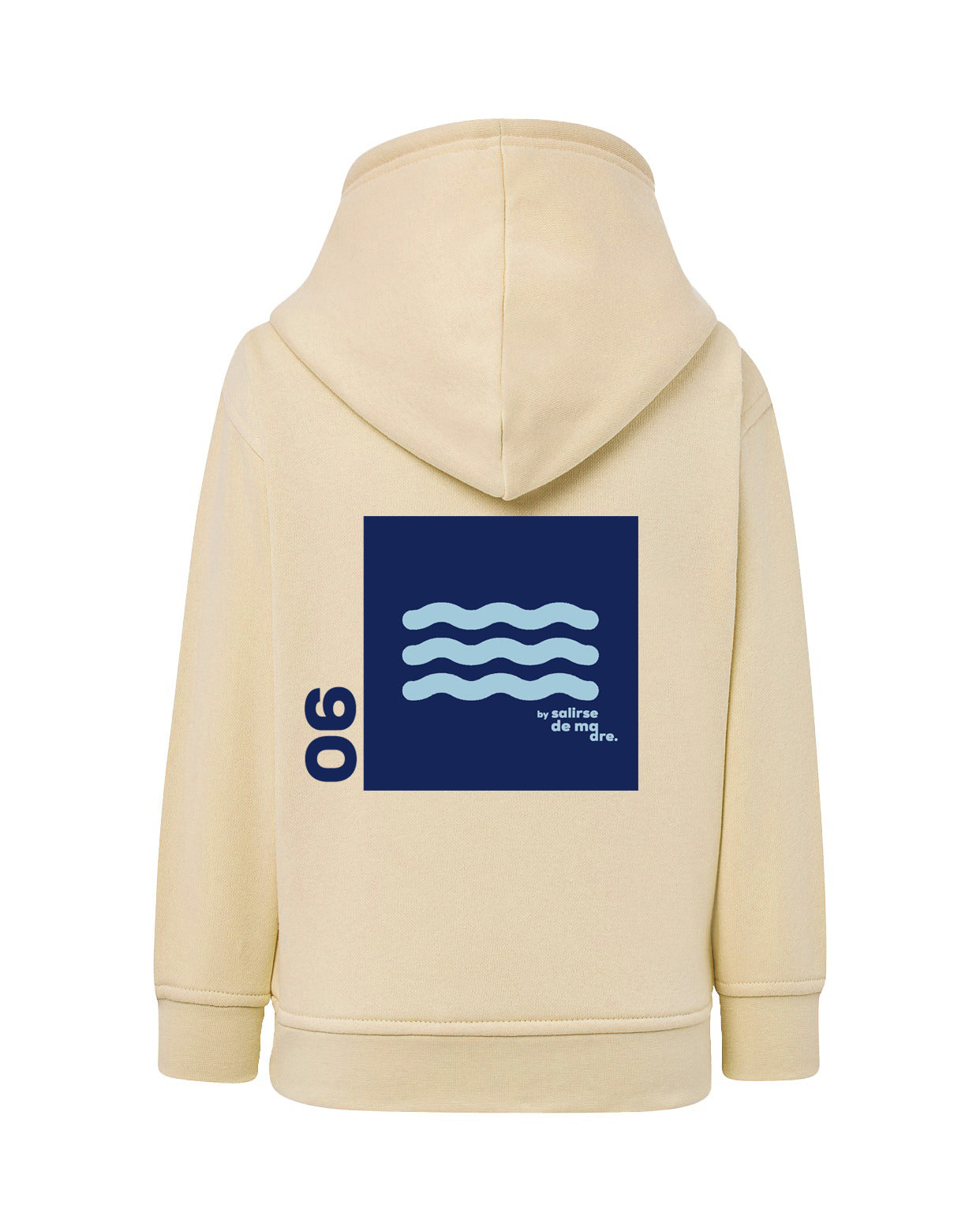 HOODIE "00" BUTTER AND BLUE