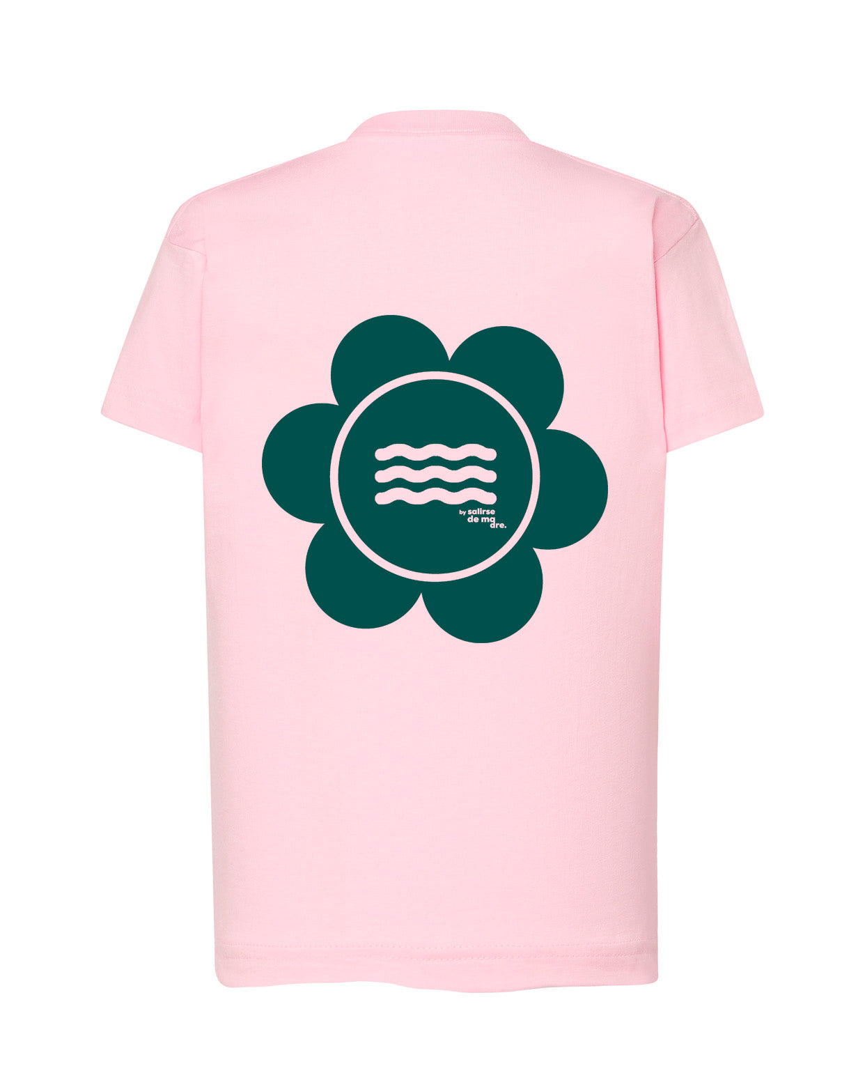 CAMISETA SOFT PINK "SO MUCH FLOWERS" TOTAL GREEN